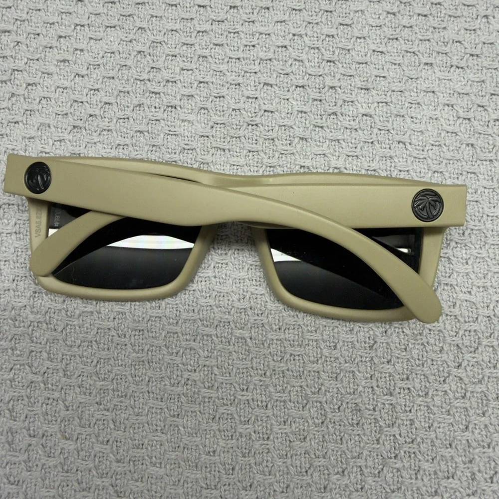 New Heatwave Sunglasses Mens Vise Matte Tan Z87 A5.8 UV400 Square Frame No Case